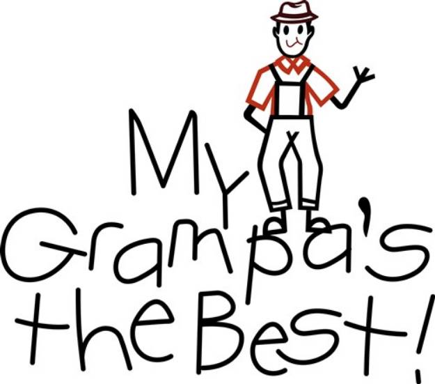 Picture of My Grandpas The Best SVG File
