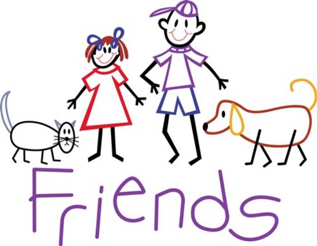 Picture of Friends SVG File