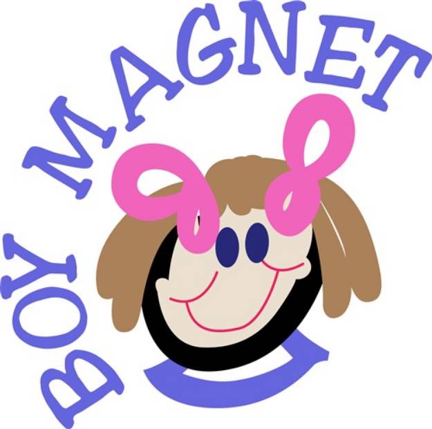 Picture of Boy Magnet SVG File