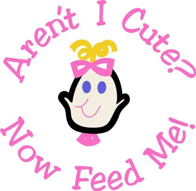 Picture of Arent I Cute? SVG File