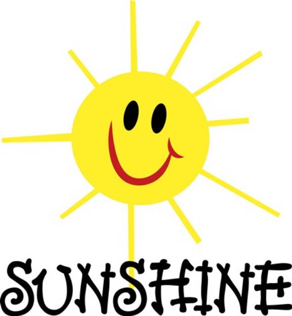 Picture of Sunshine SVG File