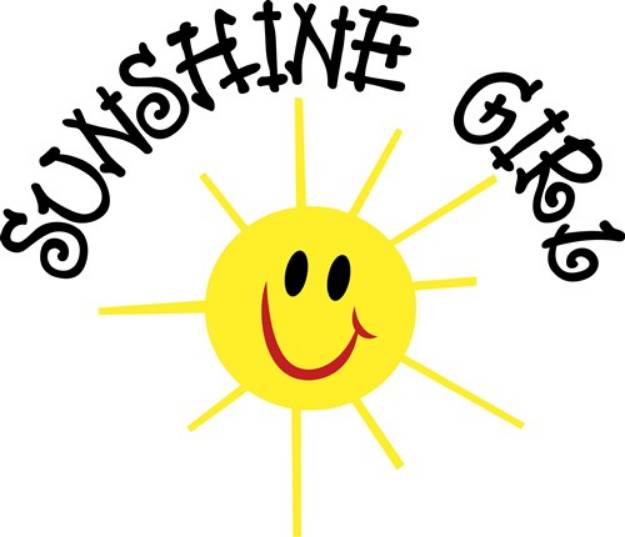 Picture of Sunshine Girl SVG File