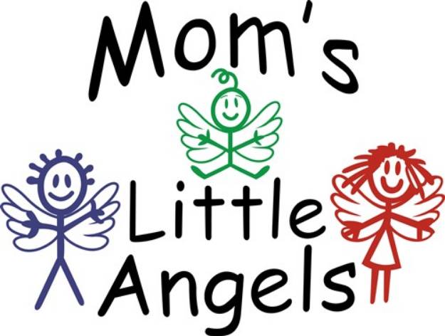 Picture of Moms Little Angels SVG File
