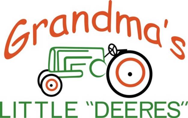 Picture of Grandmas Little "Deeres" SVG File