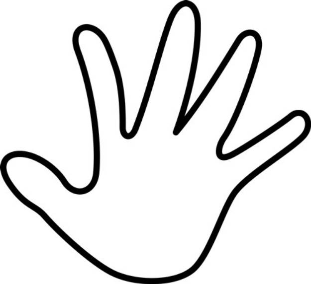 Picture of Handprint SVG File