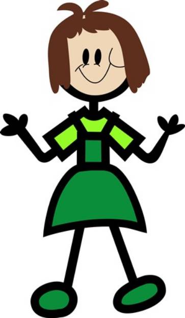 Picture of Girl SVG File