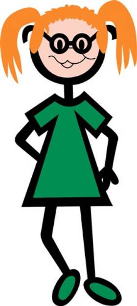 Picture of Girl SVG File