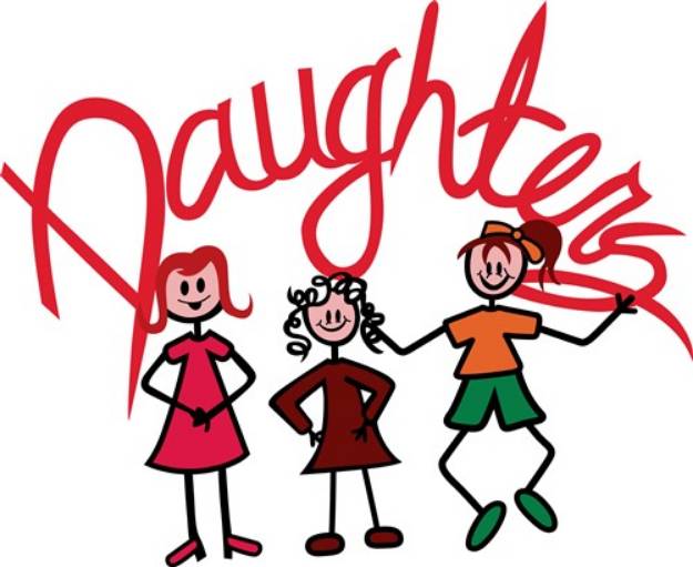 Picture of Daughters SVG File