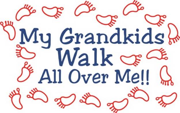 Picture of Grandkids Walk SVG File