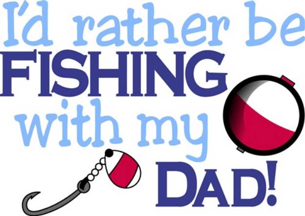 Picture of Fishing with Dad SVG File