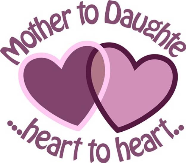 Picture of Mother To Daughter SVG File