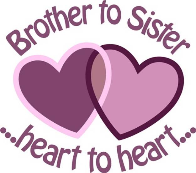 Picture of Brother To Sister SVG File