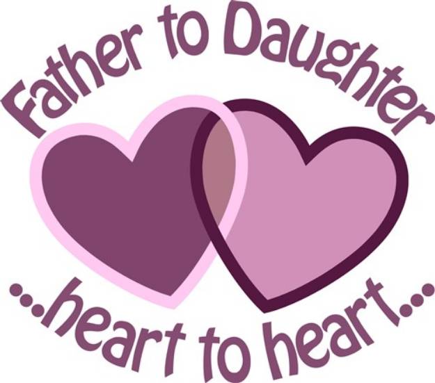 Picture of Father To Daughter SVG File