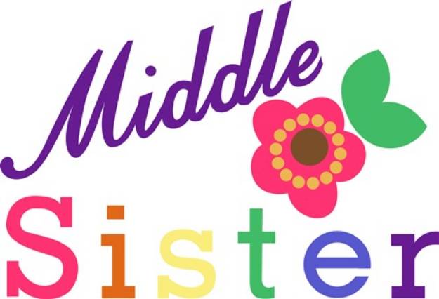Picture of Middle Sister SVG File