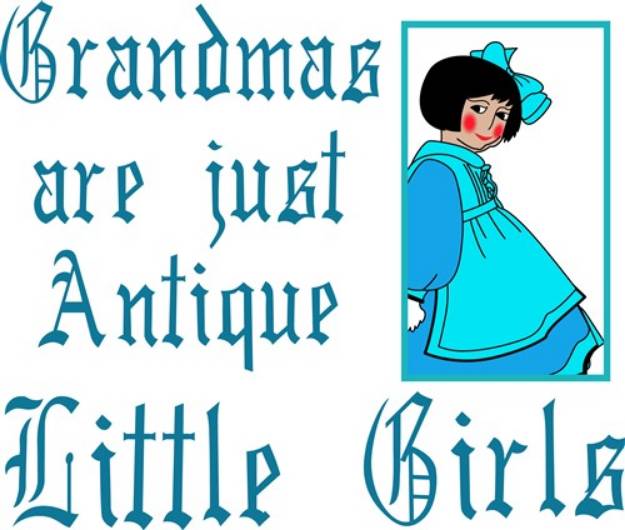 Picture of Antique Girls SVG File