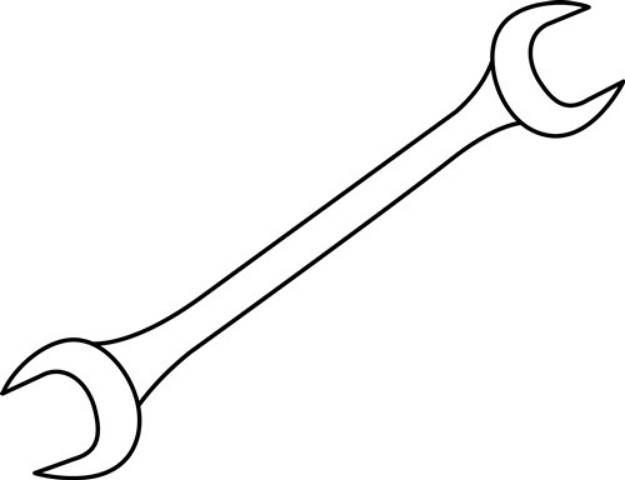 Picture of Wrench SVG File