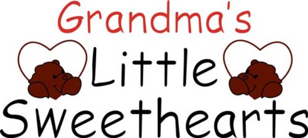 Picture of Grandmas Little Sweethearts SVG File