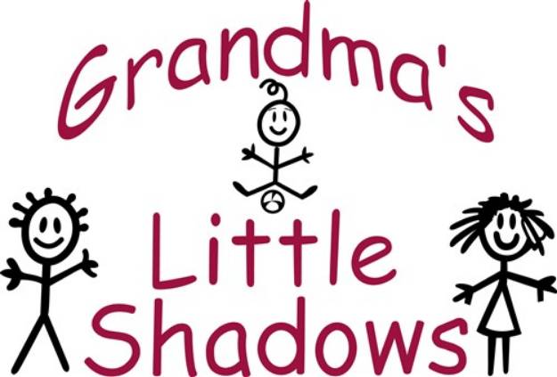 Picture of Grandmas Little shadows SVG File