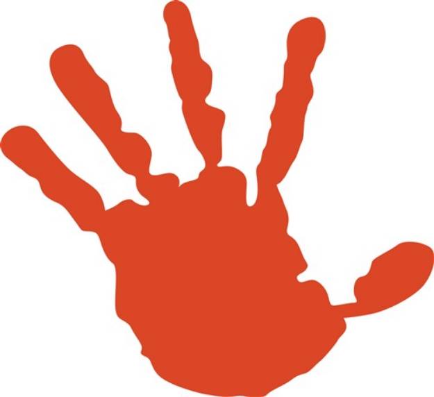 Picture of Handprint SVG File