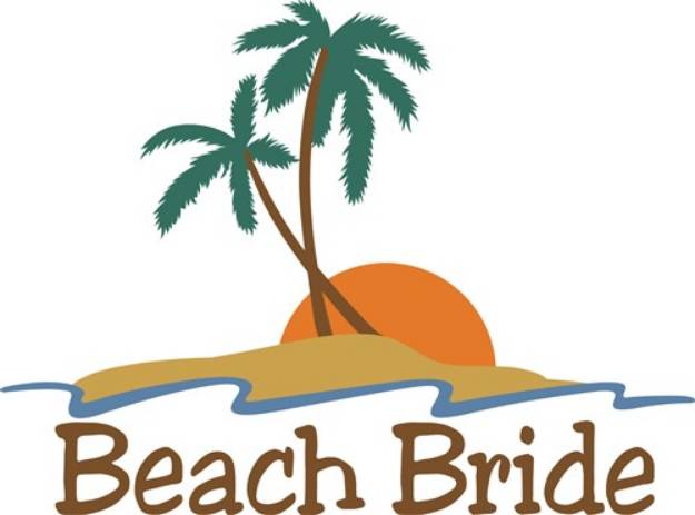 Picture of Beach Bride SVG File