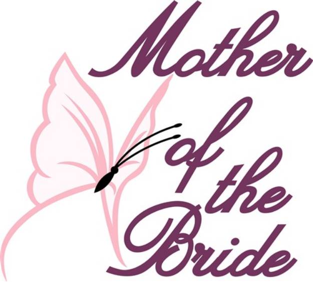 Picture of Mother Of The Bride SVG File