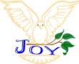 Picture of Joy Dove Applique SVG File