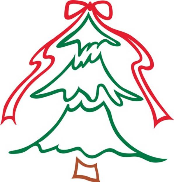 Picture of  Christmas Tree SVG File