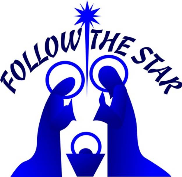 Picture of Follow The Star SVG File