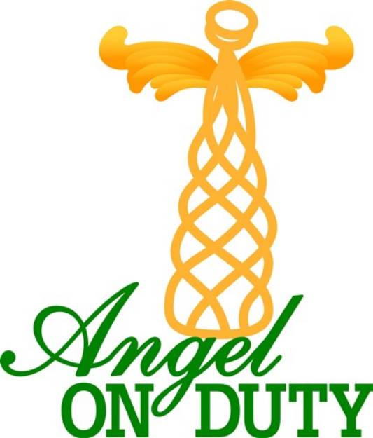 Picture of Angel On Duty SVG File