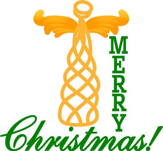 Picture of Merry Christmas Angel SVG File