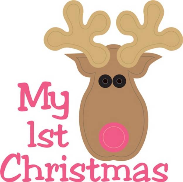 Picture of My First Christmas SVG File