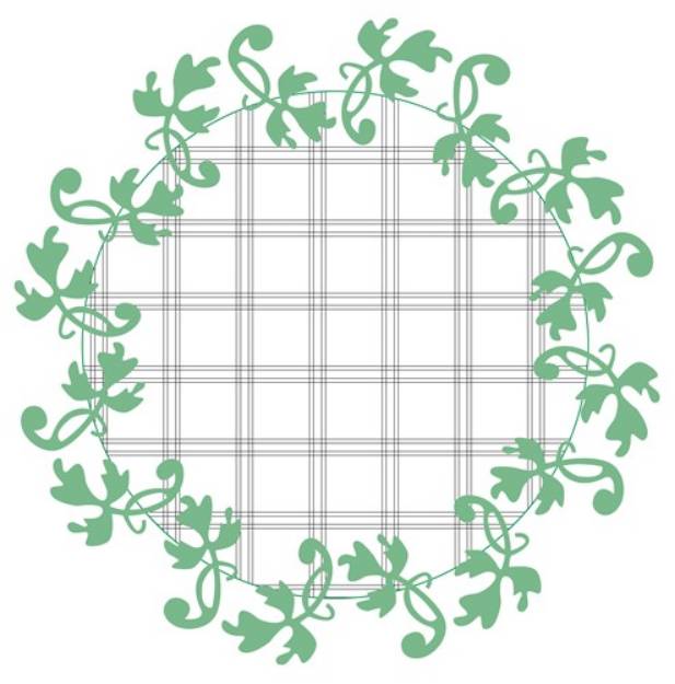 Picture of Clover Wreath SVG File