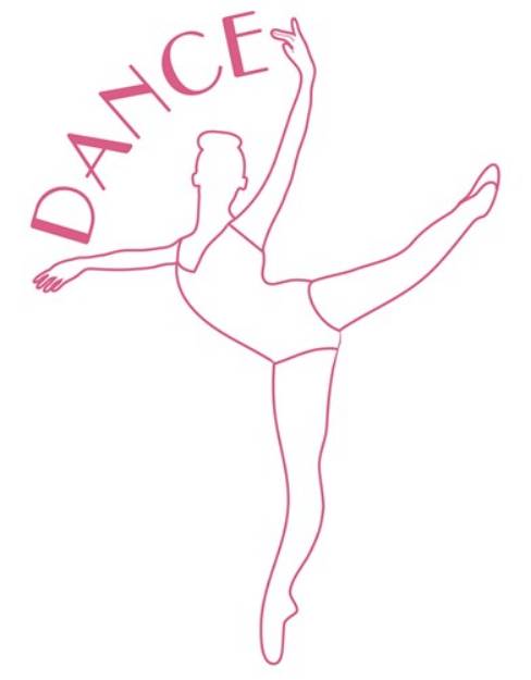 Picture of Ballet Dancer Dance SVG File