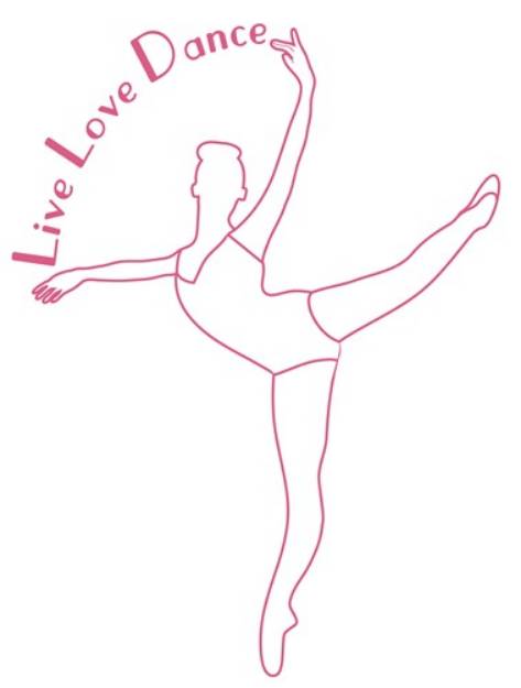 Picture of Live Love Dance SVG File