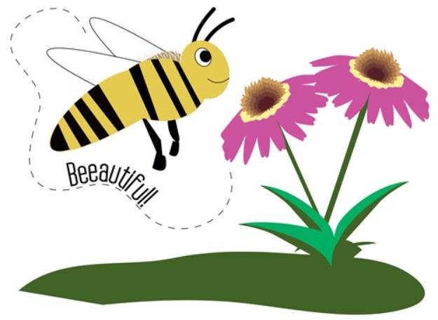 Picture of Busy Bee Beeautiful SVG File