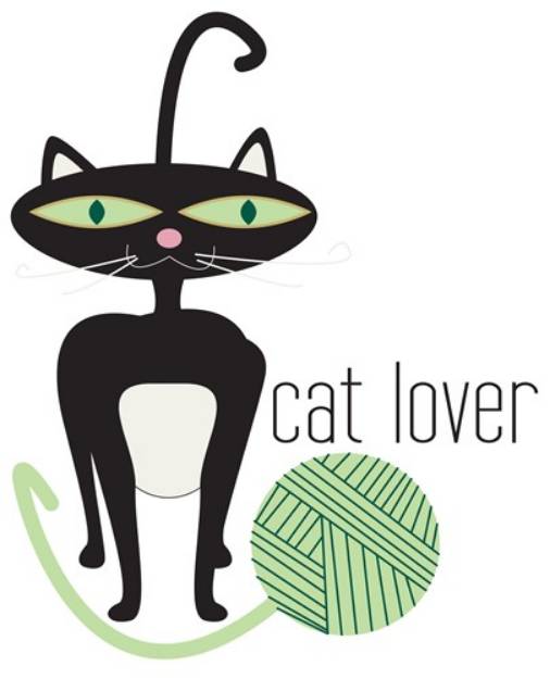 Picture of Cat Lover Yarn SVG File