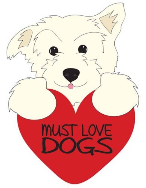Picture of Must Love Dogs SVG File