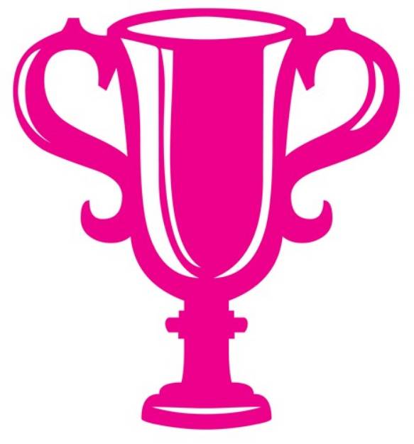 Picture of Pink Trophy SVG File
