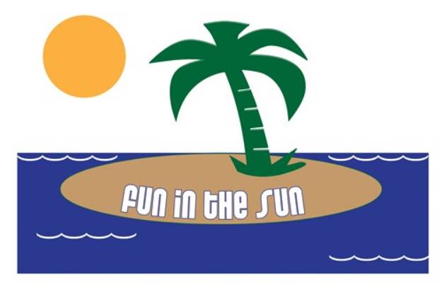 Picture of Tropical Island Fun SVG File