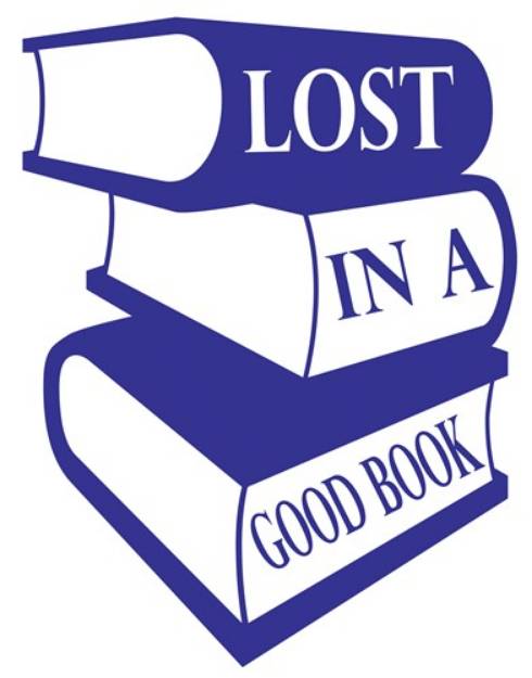 Picture of Lost in Books SVG File