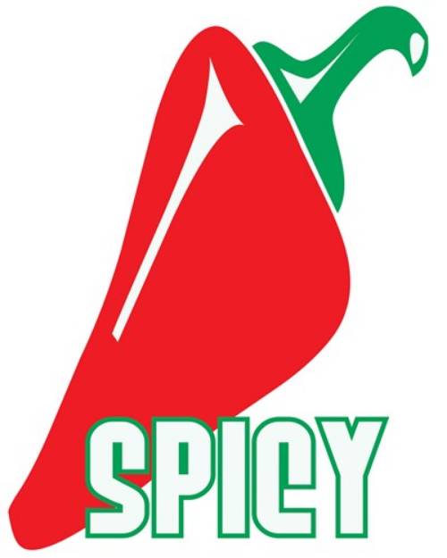 Picture of Spicy Red Pepper SVG File