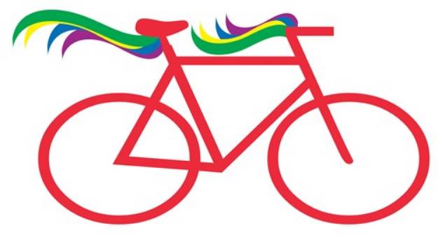 Picture of Red Bicycle SVG File