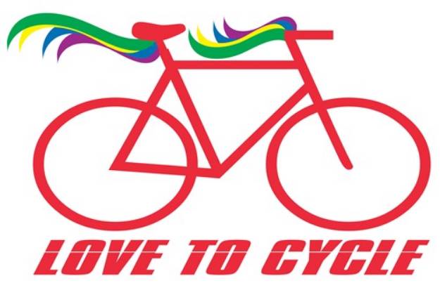 Picture of Love to Cycle SVG File