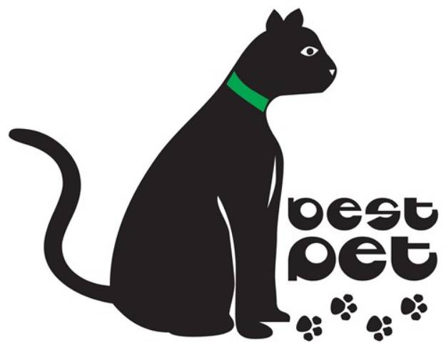 Picture of Cat Best Pet SVG File