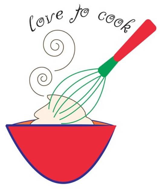 Picture of Love to Cook SVG File