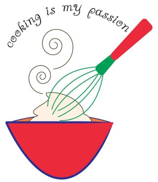 Picture of Cooking Passion SVG File