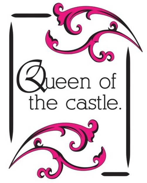 Picture of Queen of Castle SVG File