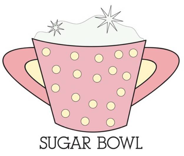 Picture of Sugar Bowl SVG File