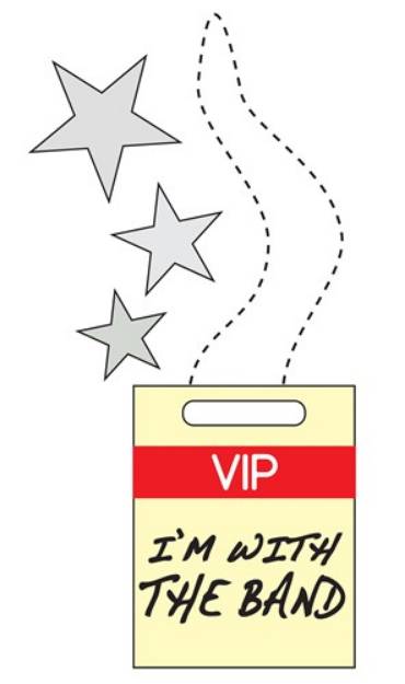 Picture of VIP With the Band SVG File