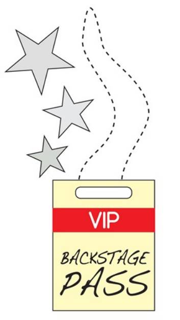 Picture of VIP Backstage Pass SVG File
